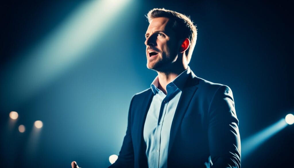 palestrante de sucesso