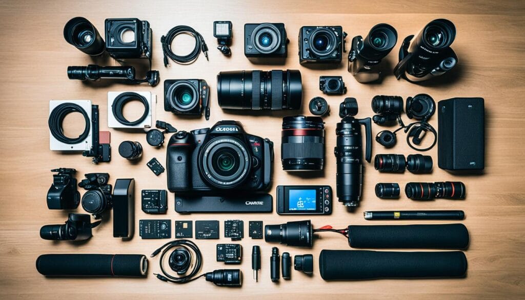 Equipamentos para Gravação de Vídeo